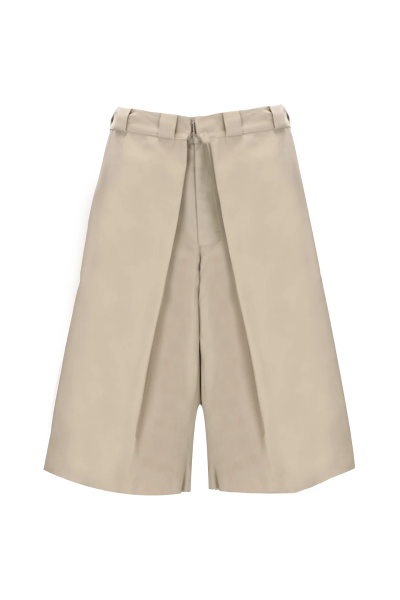 Givenchy Pleated Extra Large Chino Short_Beige