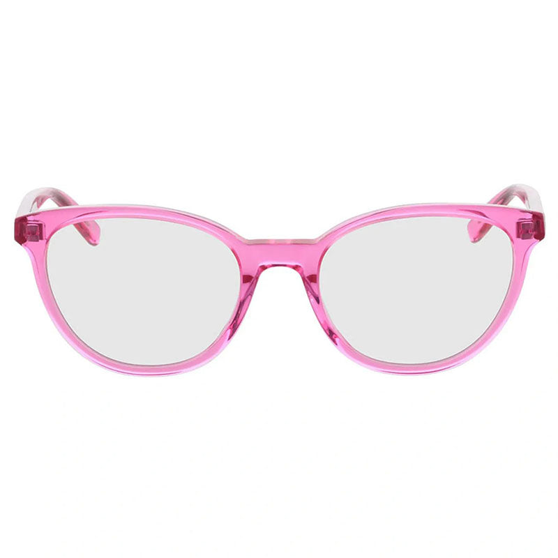Saint Laurent Eyeglasses Cat Eye Full Rim, Fuchsia Frame and Clear Demo Lenses Lens SL589004