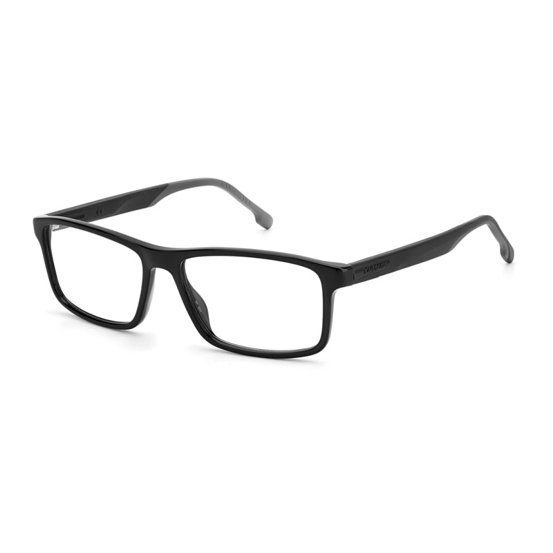 Carrera Eyeglasses Rectangle Full Rim, Black Frame and Clear Demo Lenses Lens CARRERA8865080700