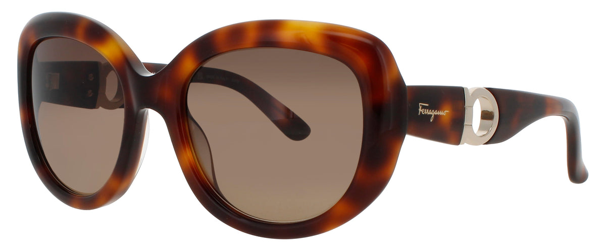 Ferragamo Salvatore Ferragamo Sunglasses Brown