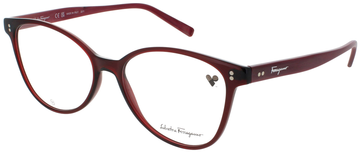 Ferragamo Salvatore Ferragamo Optical Glasses Burgundy