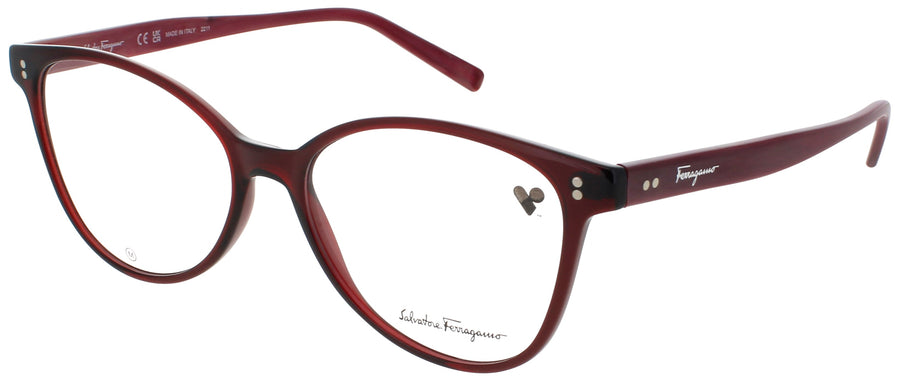 Ferragamo Salvatore Ferragamo Optical Glasses Burgundy