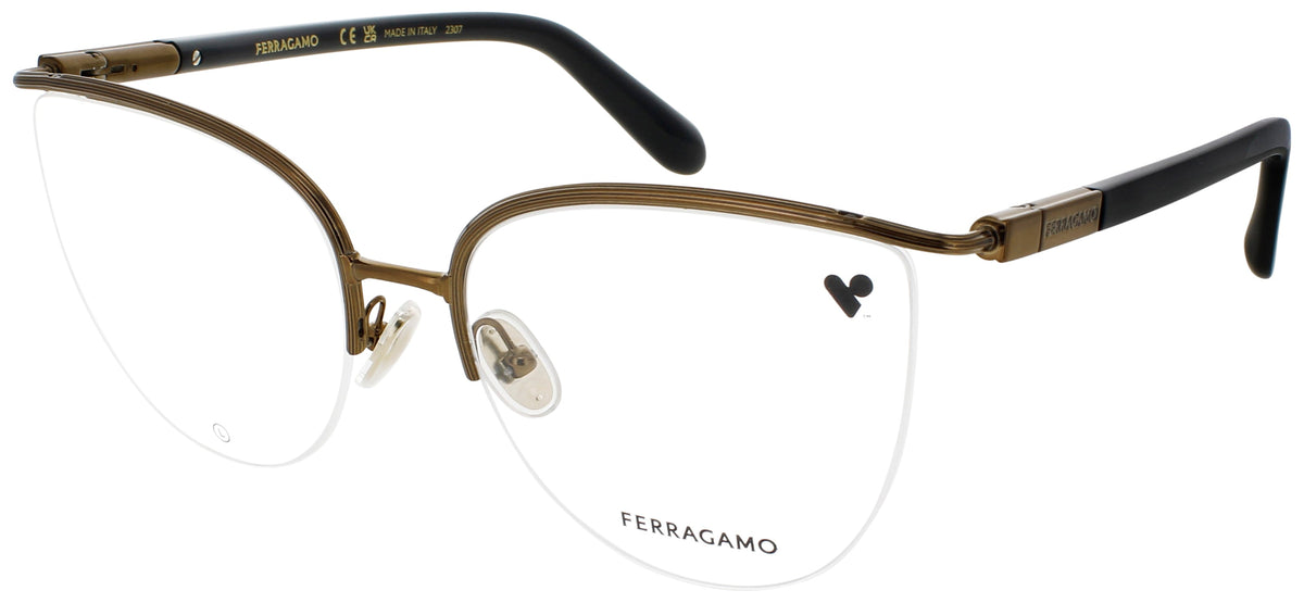 Ferragamo Salvatore Ferragamo Optical Glasses Gold