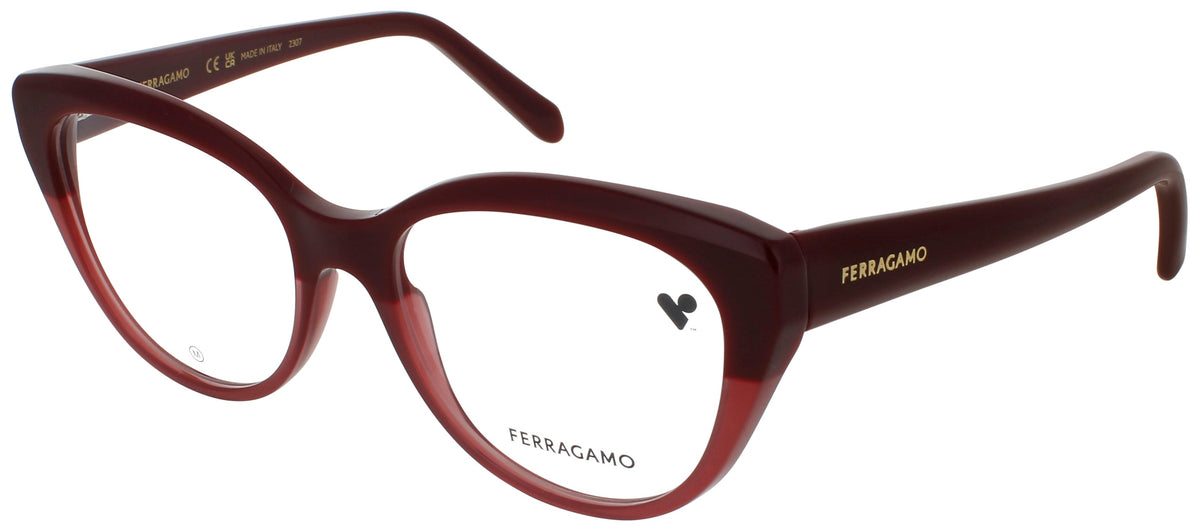Ferragamo Salvatore Ferragamo Optical Glasses Burgundy