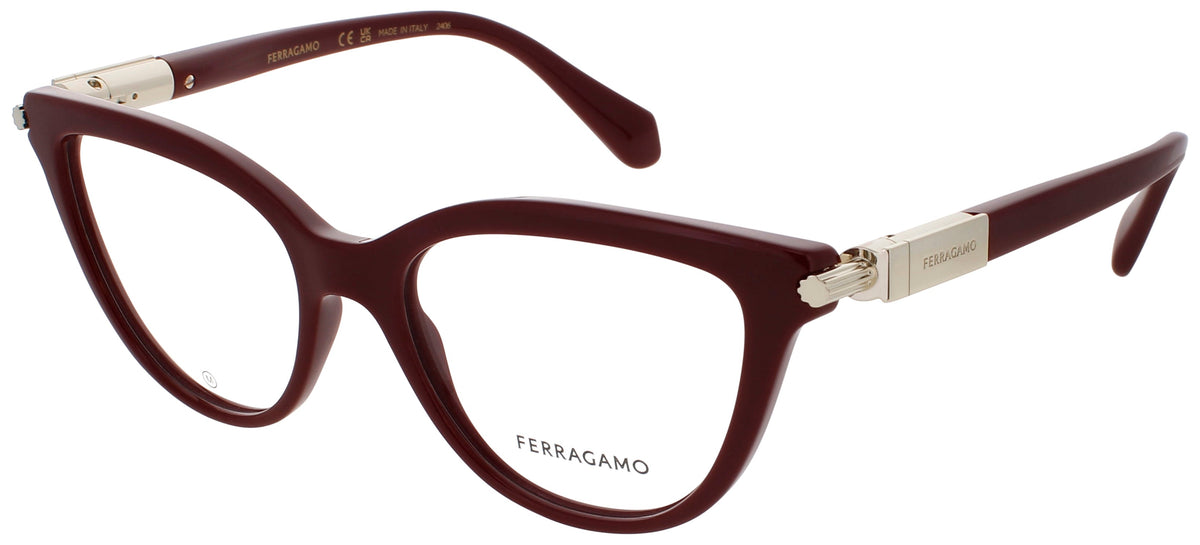 Ferragamo Salvatore Ferragamo Optical Glasses Burgundy
