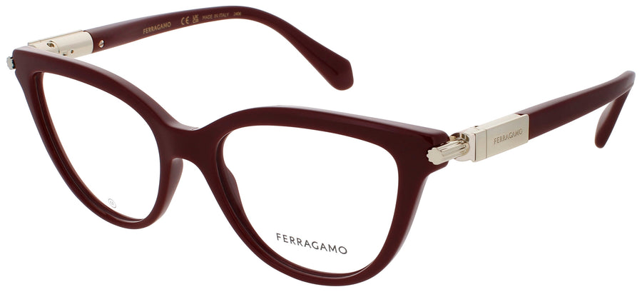 Ferragamo Salvatore Ferragamo Optical Glasses Burgundy