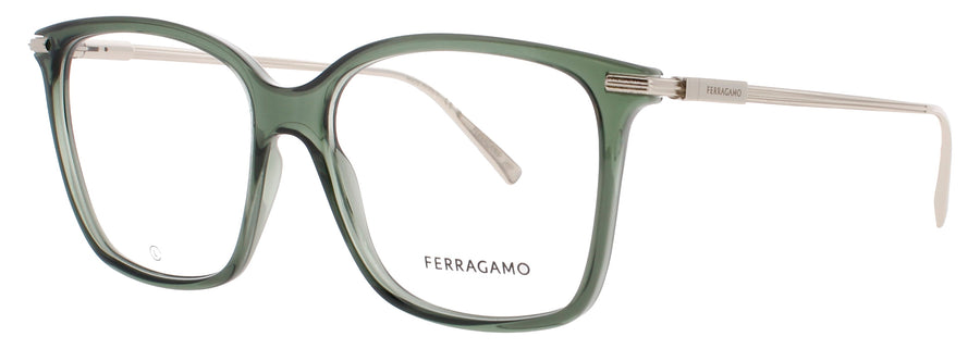 Ferragamo Salvatore Ferragamo Optical Glasses Green