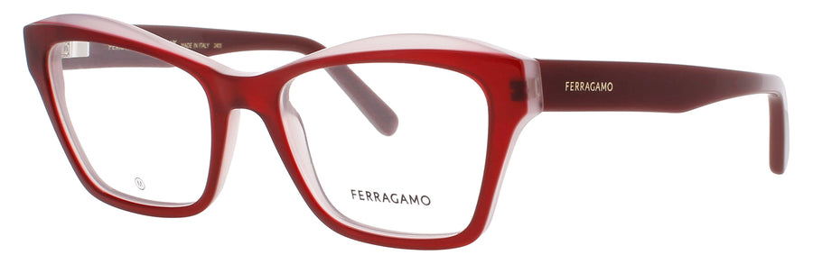 Ferragamo Salvatore Ferragamo Optical Glasses Burgundy