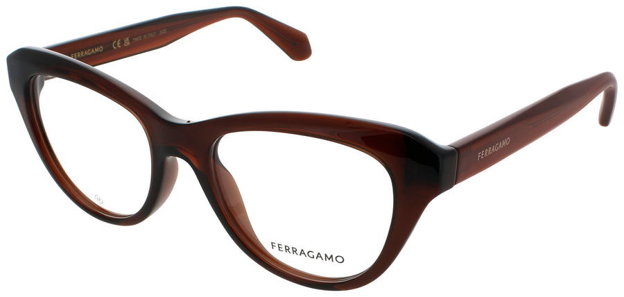 Ferragamo Salvatore Ferragamo Optical Glasses Brown
