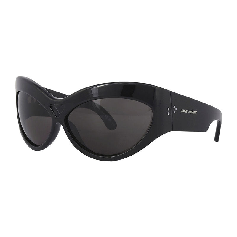 Saint Laurent Sunglasses Cat Eye Full Rim, Black Frame and Black Lens SL73001