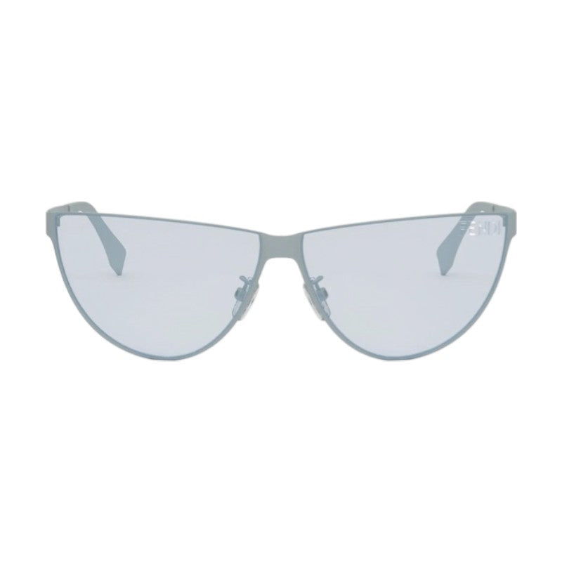 Fendi Sunglasses Cat Eye Full Rim, Blue Frame and Blue Lens FE40138U85V