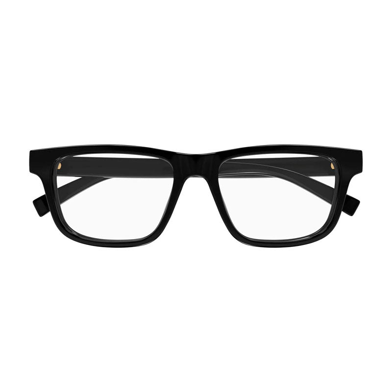 Gucci Eyeglasses Square Full Rim, Black Frame and Clear Demo Lens Lens GG1987O001