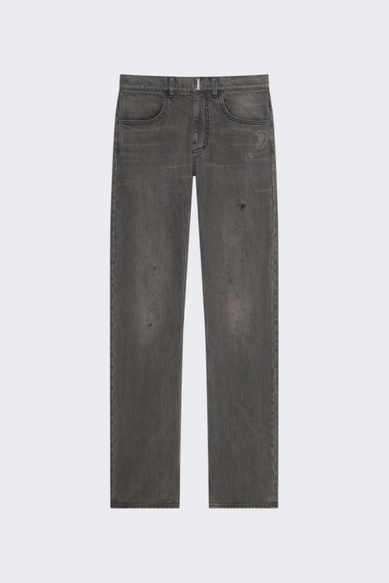 Givenchy Straight Fit 5 Pocket Trousers_Black