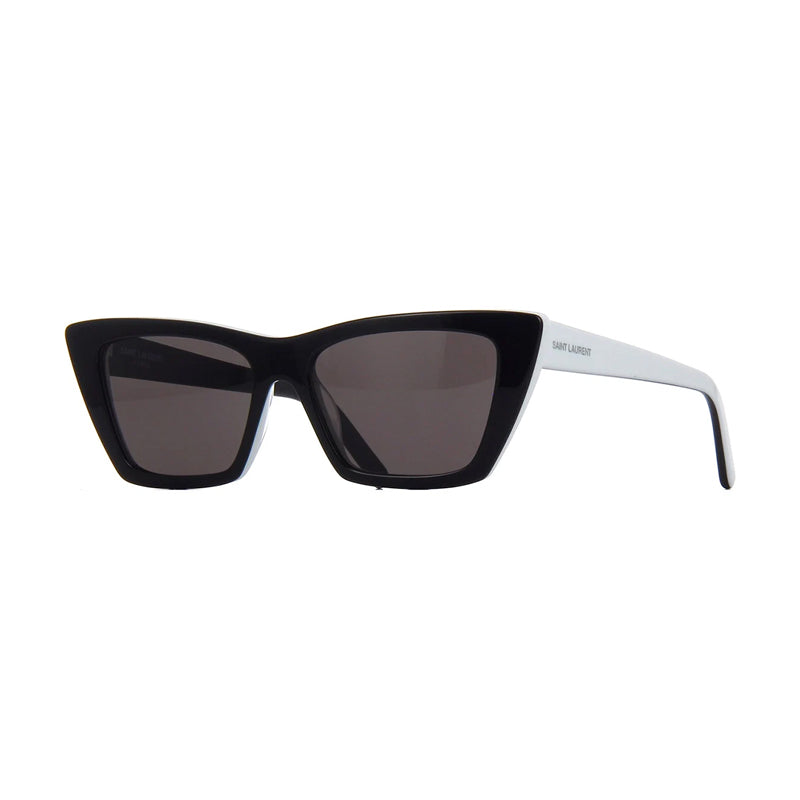 Saint Laurent Sunglasses Cat Eye Full Rim, Black Frame and Grey Lens SL276MICA006