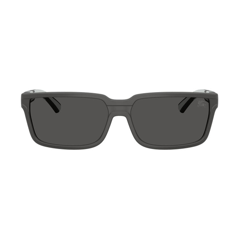 Burberry Sunglasses Square Full Rim, Matte Grey Frame and Dark Grey Lens BE4495D423387