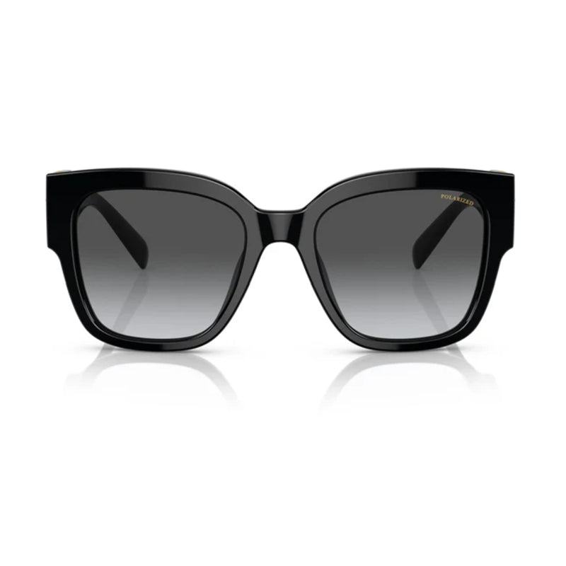 Versace Sunglasses Square Full Rim, Black Frame and Polarized Grey Gradient Lens VE4437UGB1/T3