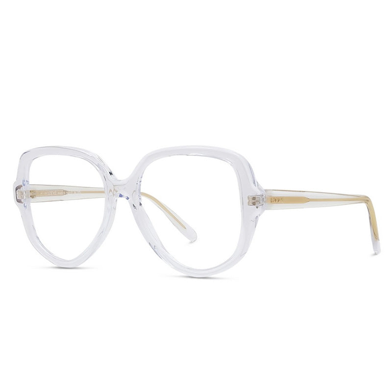 Loewe Eyeglasses Geometric Full Rim, Transparent Frame and Clear Demo Lenses Lens LW50078I026