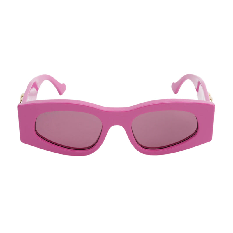 Gucci Sunglasses Square Full Rim, Pink Frame and Pink Lens GG1754S004
