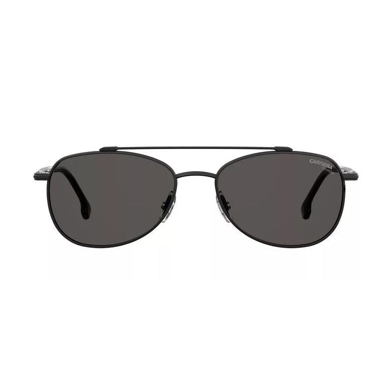 Carrera Sunglasses Aviator Full Rim, Matte Black Frame and Grey Polarized Lens CA224/S0003M9