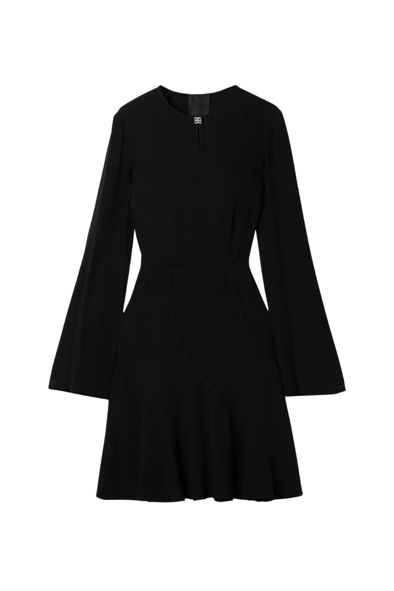 Givenchy Ruffled Dress_Black