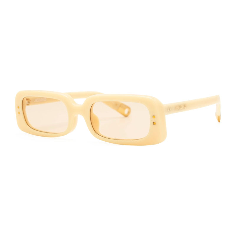 Jacquemus Sunglasses Rectangle Full Rim, Pear Frame and Peach Lens JAC/47C3