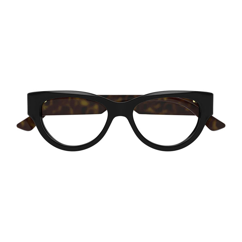 Gucci Eyeglasses Square Full Rim, Black Frame and Clear Demo Lenses Lens GG1665O001