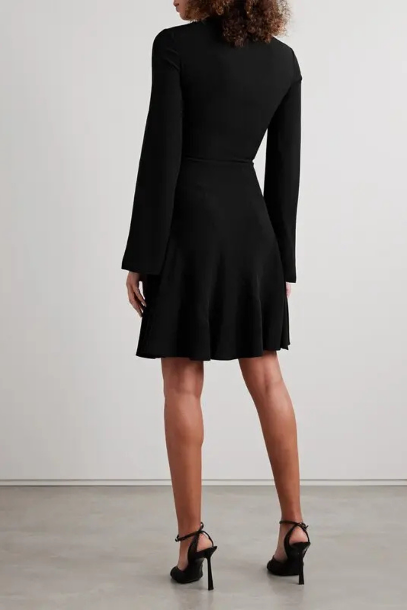 Givenchy Ruffled Dress_Black