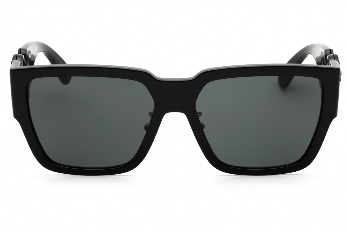 Versace Sunglasses Square Full Rim, Black Frame and Dark Grey Lens VE4483D536087