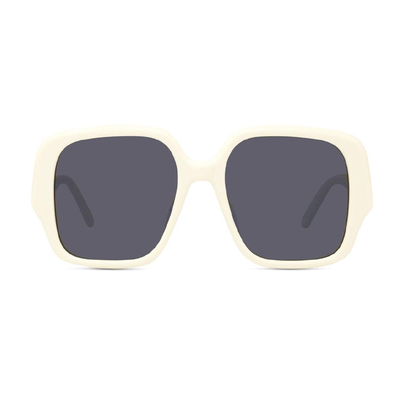 Loewe Sunglasses Square Full Rim, Ivory Frame and Smoke Lens LW40134U25A