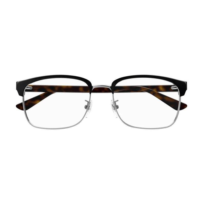 Gucci Eyeglasses Rectangle Full Rim, Black Frame and Clear Demo Lenses Lens GG0934OA006