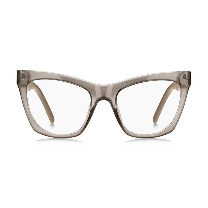 Marc Jacobs Eyeglasses Cat Eye Full Rim, Transparent Brown Frame and Clear Demo Lenses Lens MARC6490F4500