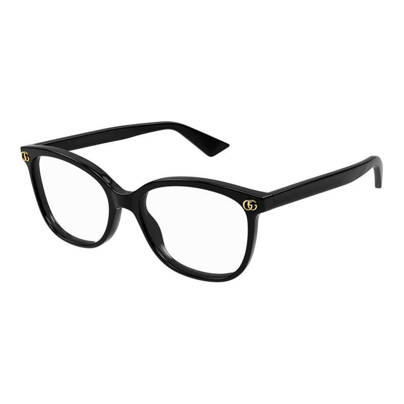 Gucci Eyeglasses Square Full Rim, Black Frame and Clear Demo Lenses Lens GG1816O005