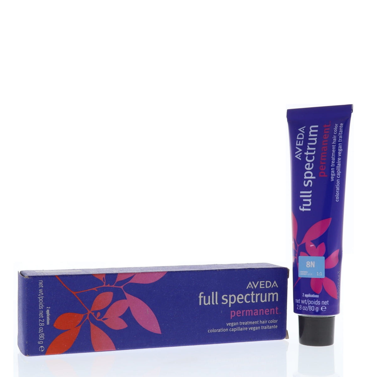 Aveda Full Spectrum Permanent Vegan Treatment Hair Color 8N 80G/2.8Oz