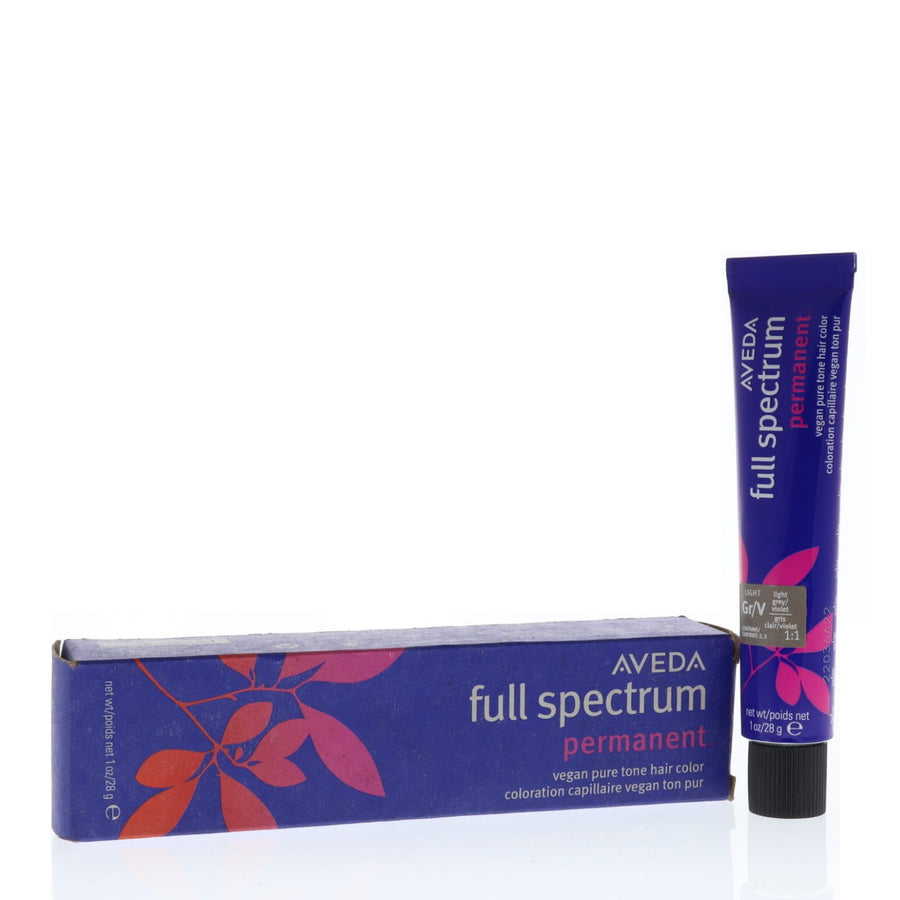 Aveda Full Spectrum Permanent Vegan Pure Tone Hair Color Light Gr/V (Light Gray/Violet) 28G/1Oz