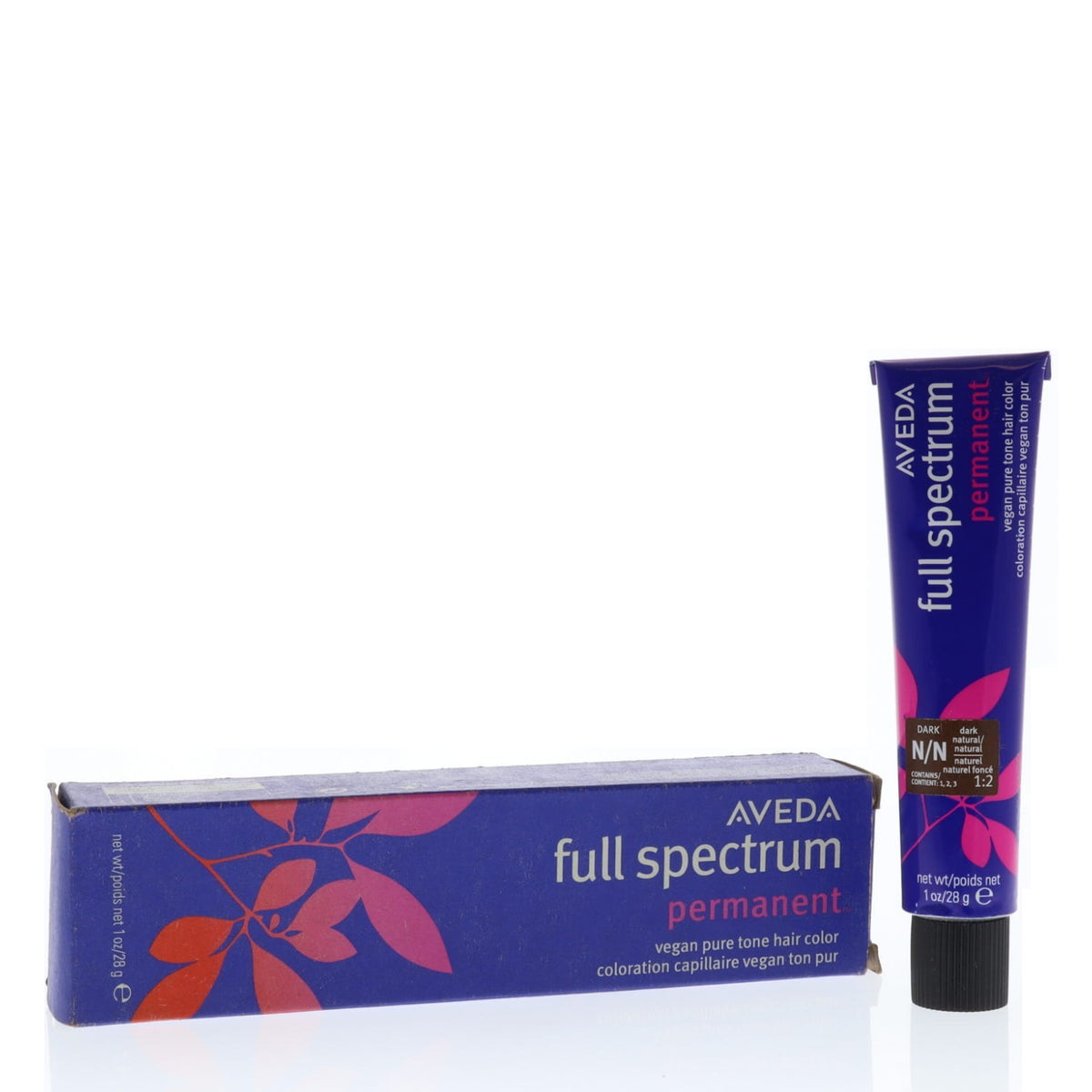 Aveda Full Spectrum Permanent Vegan Pure Tone Hair Color Dark N/N (Dark Natural/Natural) 28G/1Oz