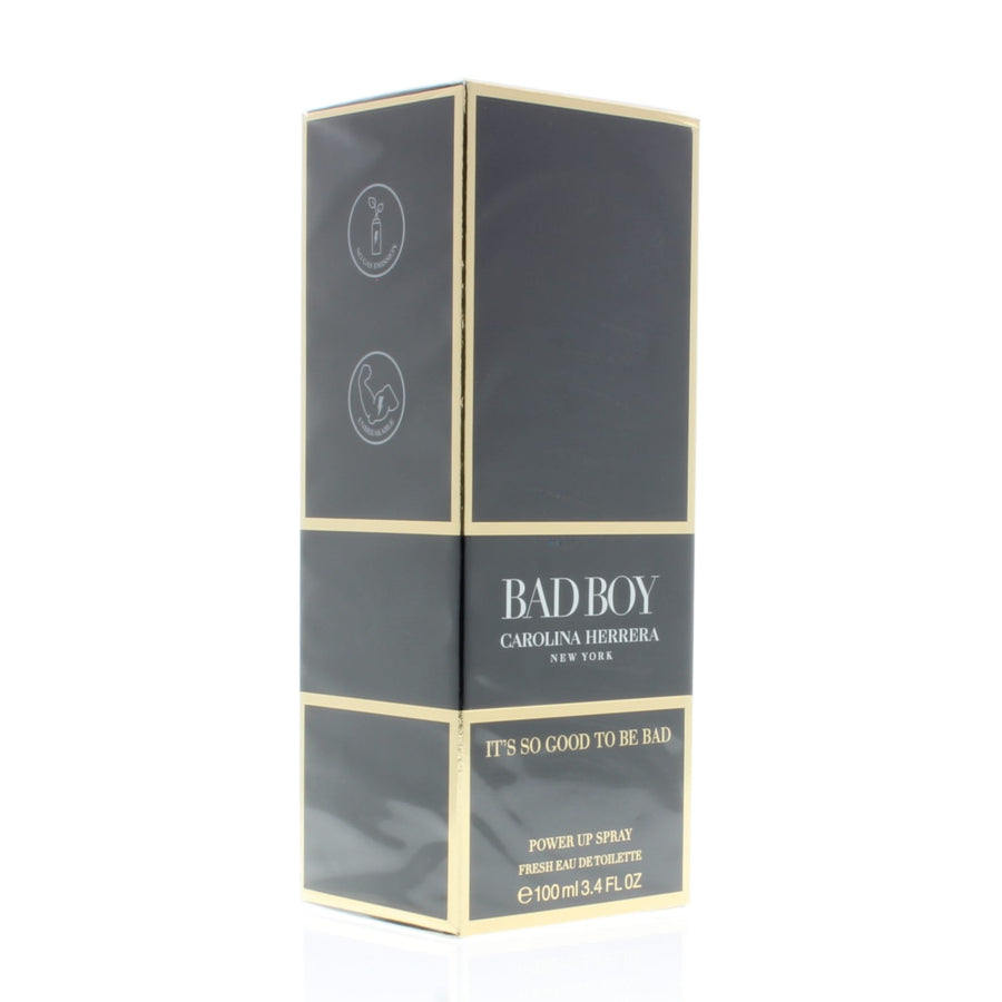 Carolina Herrera Bad Boy It'S So Good To Be Bad Power Up Spray Fresh Eau De Toilette For Men 3.4Oz/100Ml