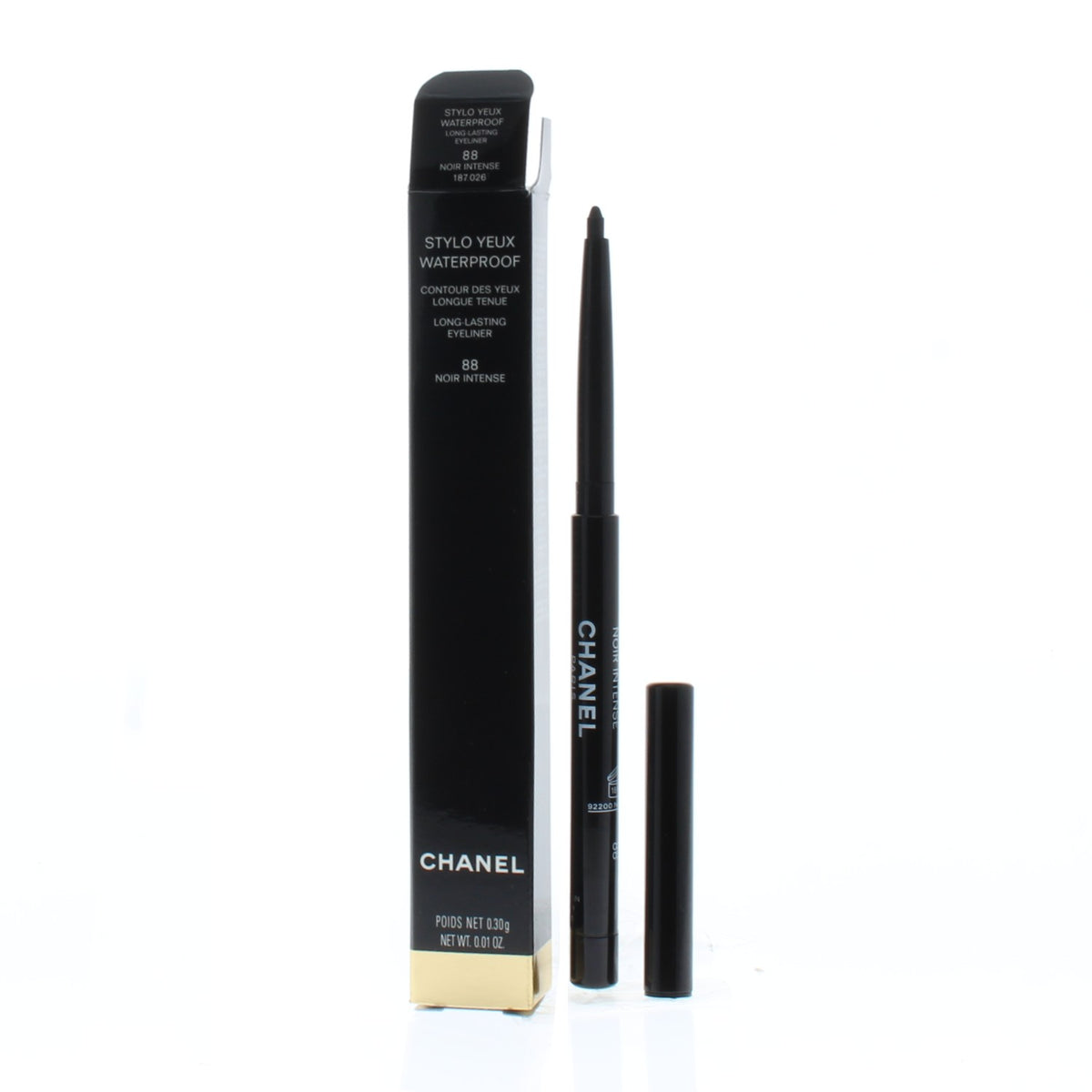 Chanel Stylo Yeux Waterproof Long-Lasting Eyeliner 88 Noir Intense 0.01Oz/0.30G