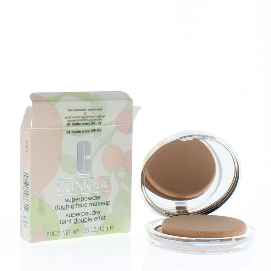 Clinique Superpowder Double Face Makeup 01 Matte Ivory 0.35Oz/10G