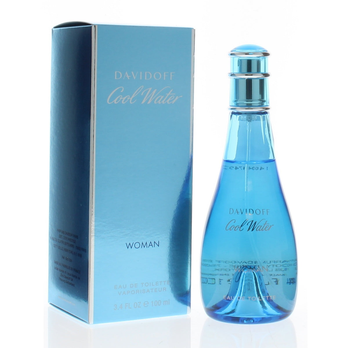 Davidoff Cool Water Eau De Toilette Spray For Women 3.4Oz/100Ml