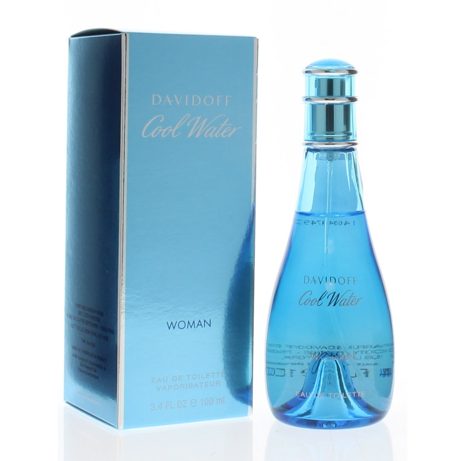 Davidoff Cool Water Eau De Toilette Spray For Women 3.4Oz/100Ml