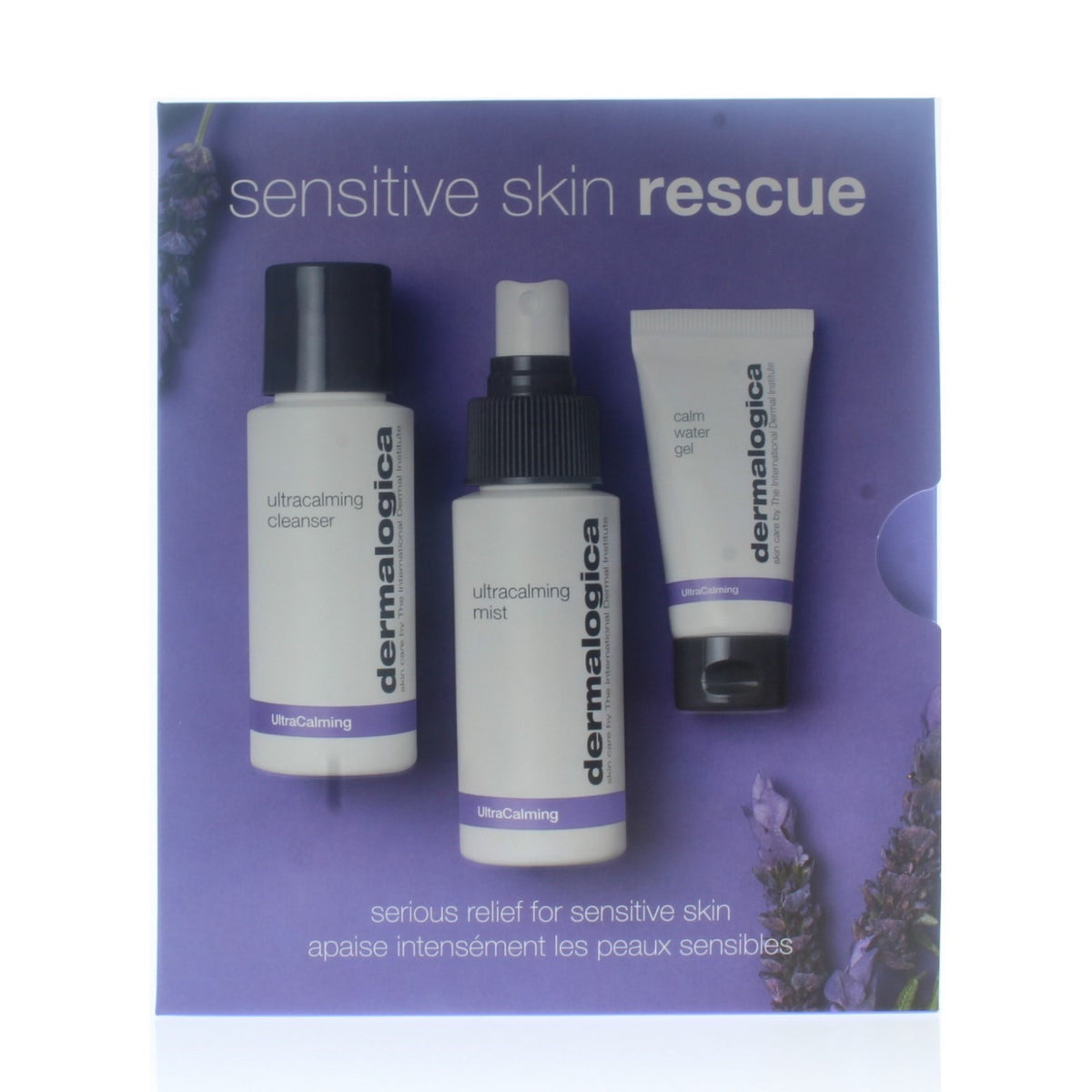 Dermalogica Sensitive Skin Rescue 3Pc Kit (Ultracalming Cleanser 50Ml/1.7Oz, Ultracalming Mist 50Ml/1.7Oz, Calm Water Gel 0.5Oz)