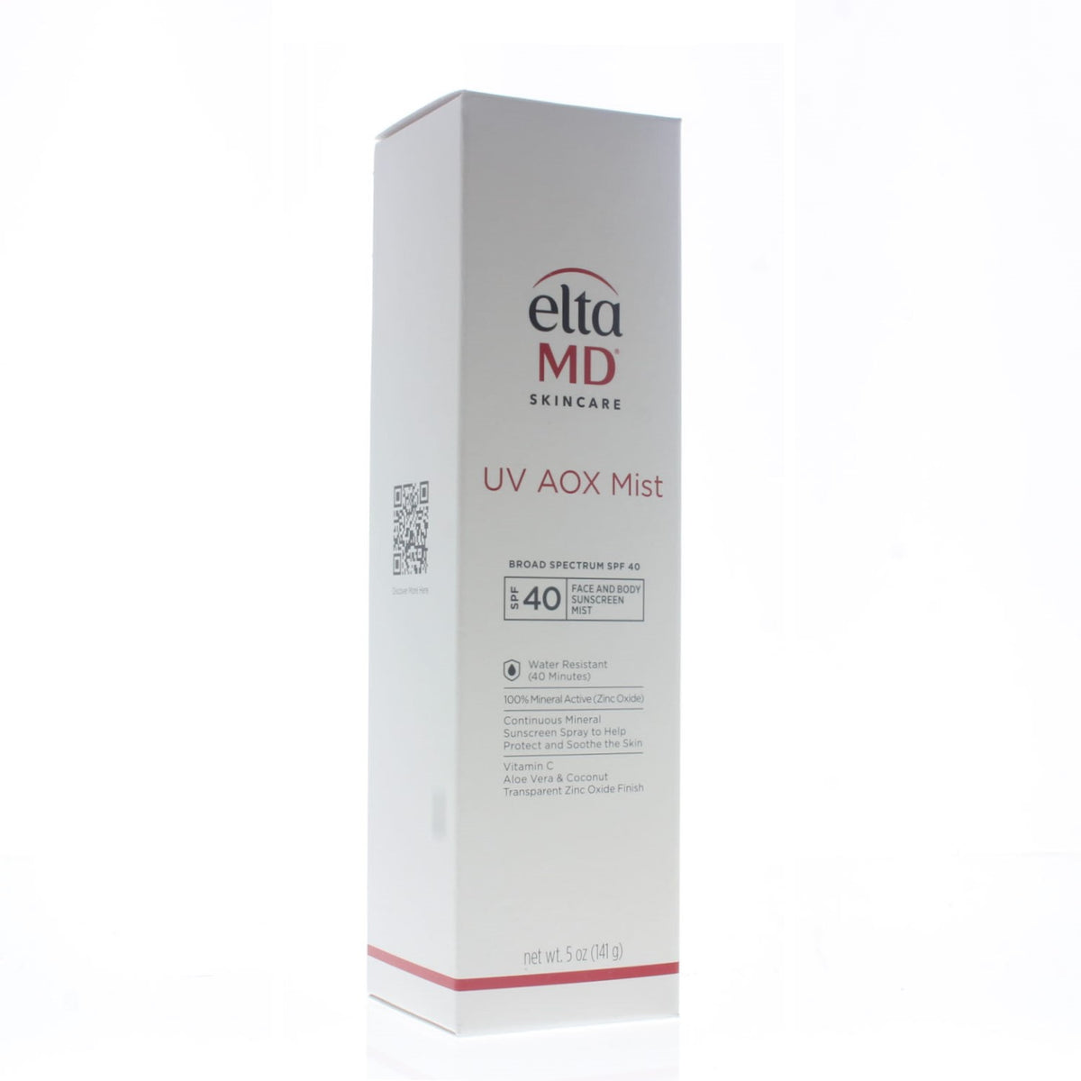 Elta Md Eltamd Uv Aox Mist Spf 40 Face And Body Sunscreen Mist Water Resistant 141G/5Oz