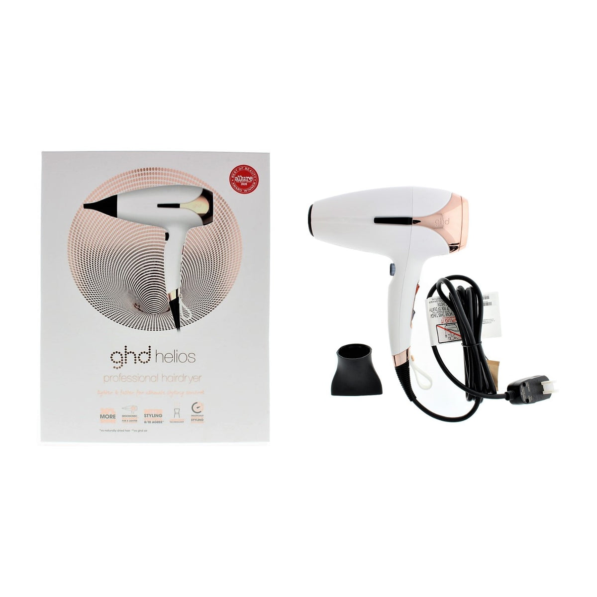 GHD Helios Professional Hair Dryer White
