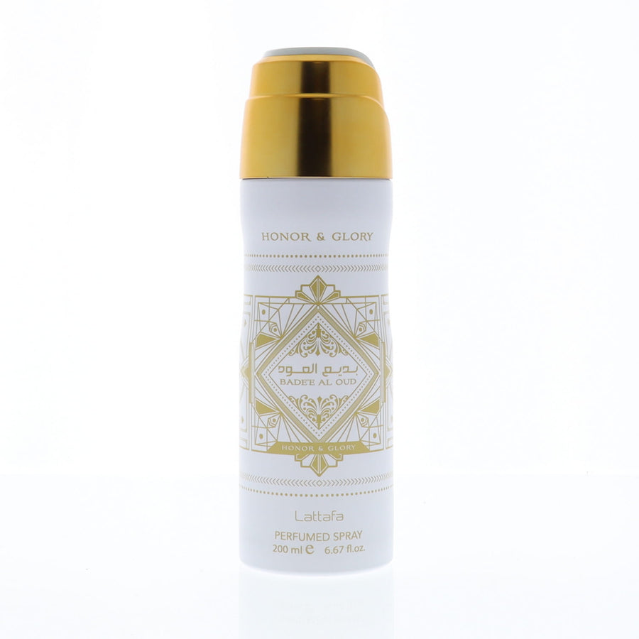 Lattafa Badee Al Oud Honor& Glory Perfumed Deodorant Spray Unisex 6.67Oz/200Ml