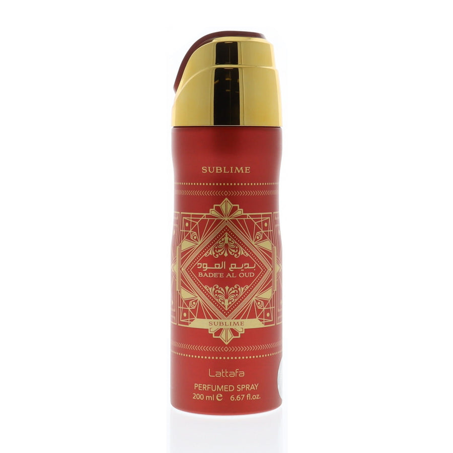 Lattafa Badee Al Oud Sublime Perfumed Deodorant Spray For Men 6.67Oz/200Ml