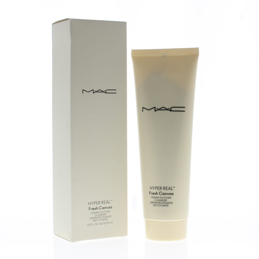 Mac Hyper Real Fresh Canvas Cream-To-Foam Cleanser 125Ml/4.2Oz