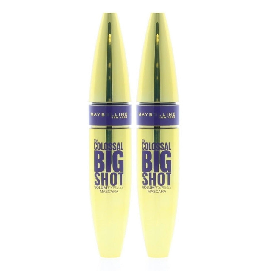 Maybelline Volum'Express The Colossal Big Shot Mascara Very Black 9.5Ml (2 Pack)