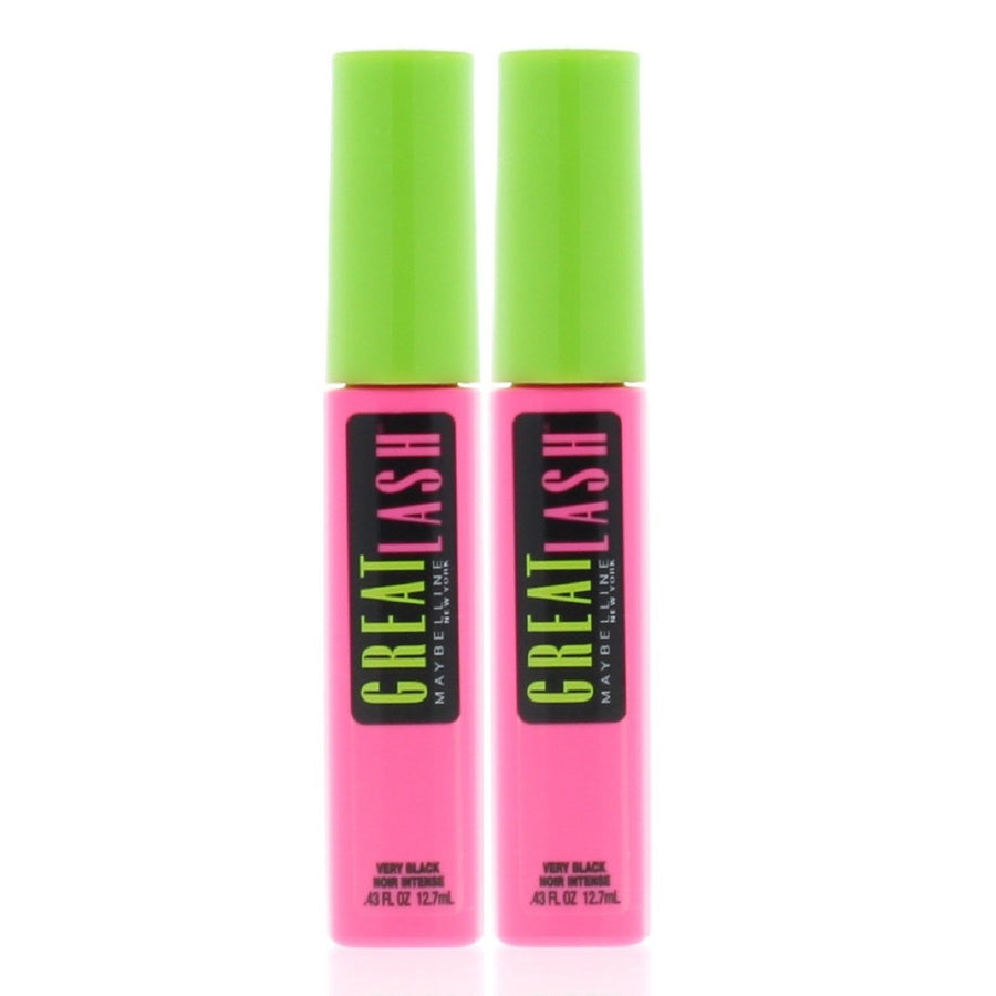 Maybelline Great Lash Mascara 101 Very Black 0.43Oz/12.7Ml (2 Pack)
