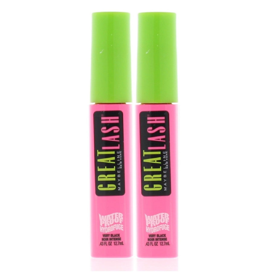 Maybelline Great Lash Mascara 111 Very Black Waterproof 0.43Oz/12.7Ml (2 Pack)