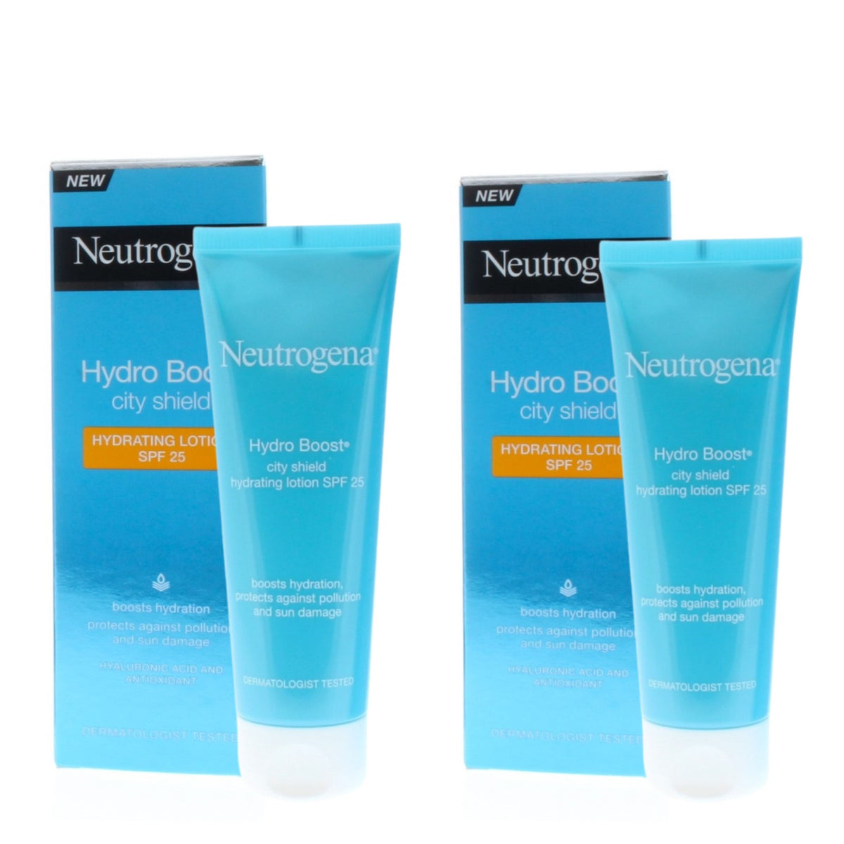 Neutrogena Hydro Boost City Shield Hydrating Lotion Spf 25 50Ml (2 Pack)